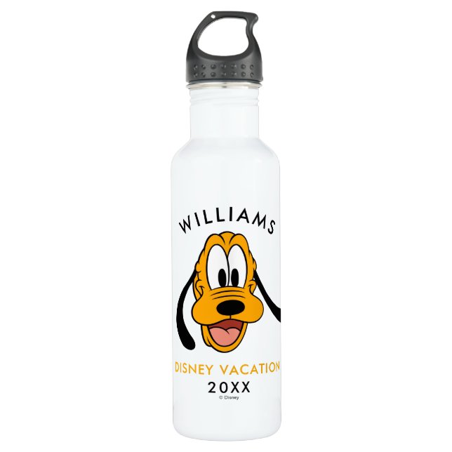 Classic Pluto | Family Vacation & Year Stainless Steel Water Bottle (Front)