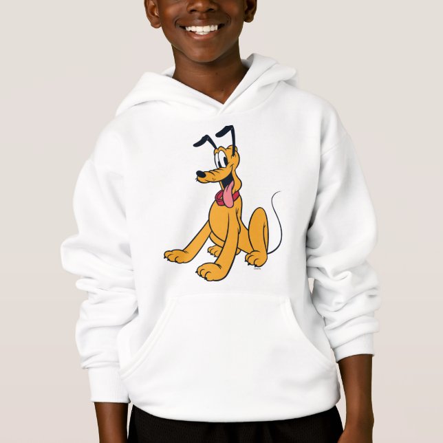 Classic Pluto Red Collar Hoodie (Front)