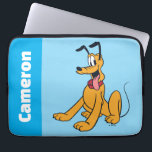 Classic Pluto Red Collar Laptop Sleeve<br><div class="desc">Bring home the world’s most famous pup! This vibrant artwork features Pluto, Mickey Mouse’s loyal and lovable companion, in his iconic happy-go-lucky pose. With his cheerful expression, wagging tail, and signature red collar, this design captures the timeless charm of classic animation. The clean lines and bold colors make this graphic...</div>