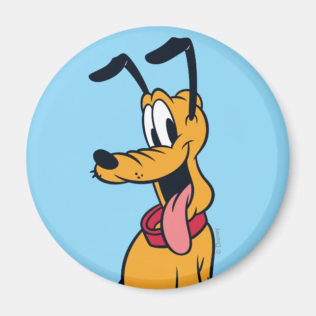 Classic Pluto Red Collar Magnet (Front)