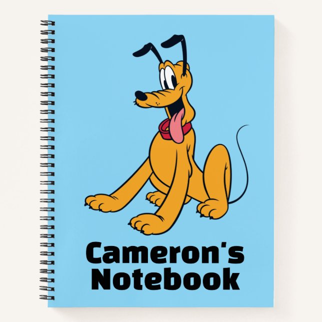 Classic Pluto Red Collar Notebook (Front)