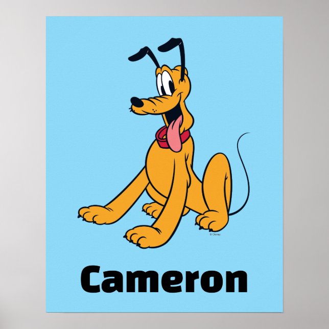 Classic Pluto Red Collar Poster (Front)