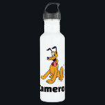 Classic Pluto Red Collar Stainless Steel Water Bottle<br><div class="desc">Bring home the world’s most famous pup! This vibrant artwork features Pluto, Mickey Mouse’s loyal and lovable companion, in his iconic happy-go-lucky pose. With his cheerful expression, wagging tail, and signature red collar, this design captures the timeless charm of classic animation. The clean lines and bold colors make this graphic...</div>