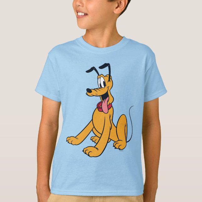 Classic Pluto Red Collar T-Shirt (Front)
