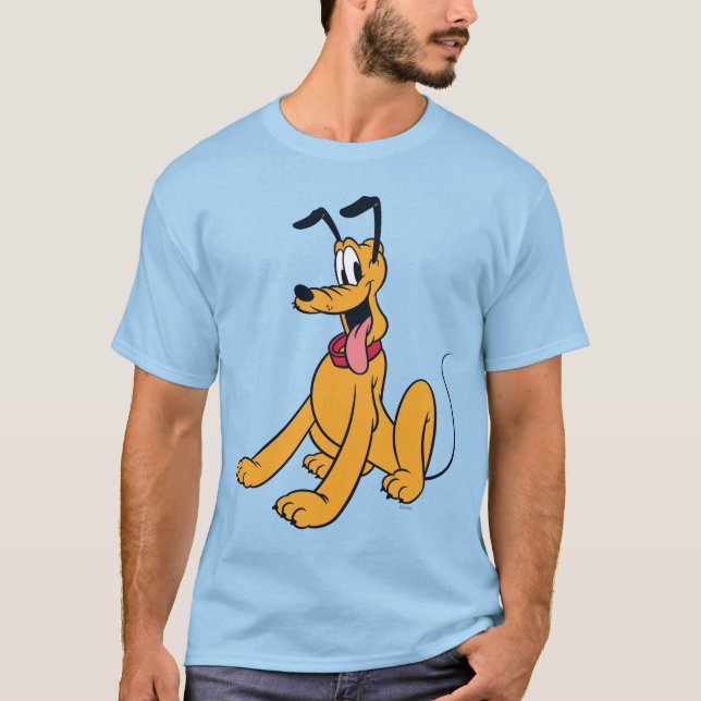 Classic Pluto Red Collar T-Shirt (Front)
