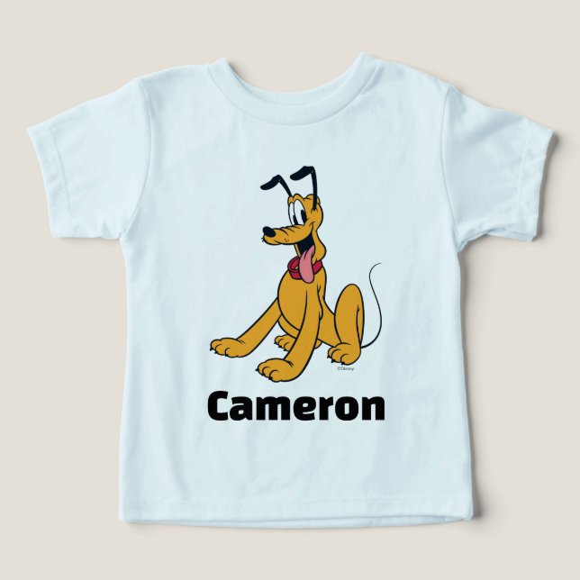 Classic Pluto Red Collar Toddler T-shirt (Design Front)