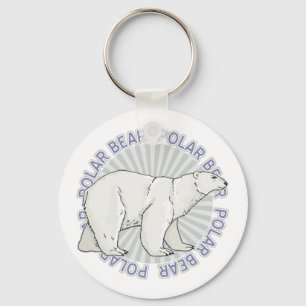 Classic Polar Bear Keychain