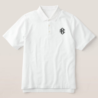 Classic Polo Shirt Red Monogram Template