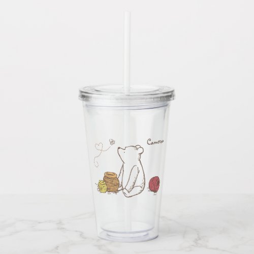 Classic Pooh and Honey Pots Acrylic Tumbler