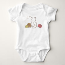 Classic Pooh and Honey Pots Baby Bodysuit