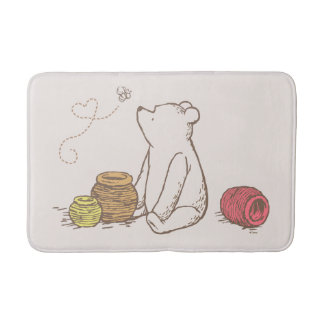 Classic Pooh and Honey Pots Bath Mat