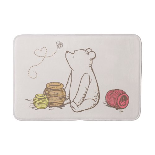 Classic Pooh and Honey Pots Bath Mat