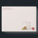 Classic Pooh and Honey Pots Envelope<br><div class="desc">This sweet graphic features Classic Pooh and colorful honey pots.</div>