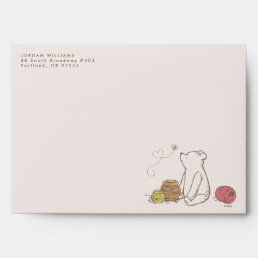 Classic Pooh and Honey Pots Envelope