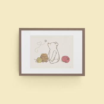 Classic Pooh And Honey Pots Poster by winniethepooh at Zazzle