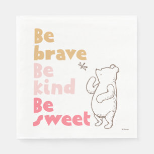 Classic Pooh Be Brave, Be Kind, Be Sweet Napkins