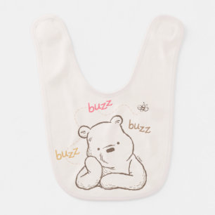 Classic Pooh Buzz Buzz Buzz Baby Bib