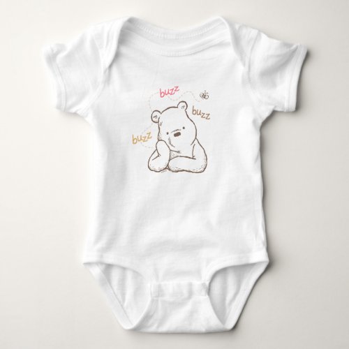 Classic Pooh  Buzz Buzz Buzz Baby Bodysuit