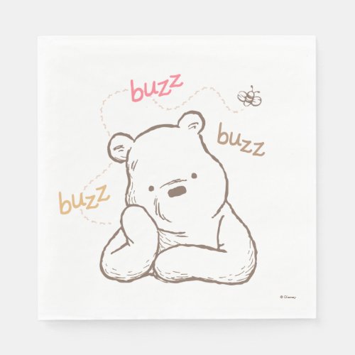 Classic Pooh  Buzz Buzz Buzz Napkins