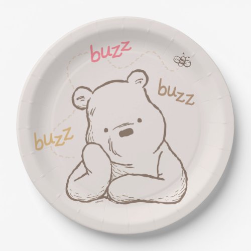 Classic Pooh  Buzz Buzz Buzz Paper Plates