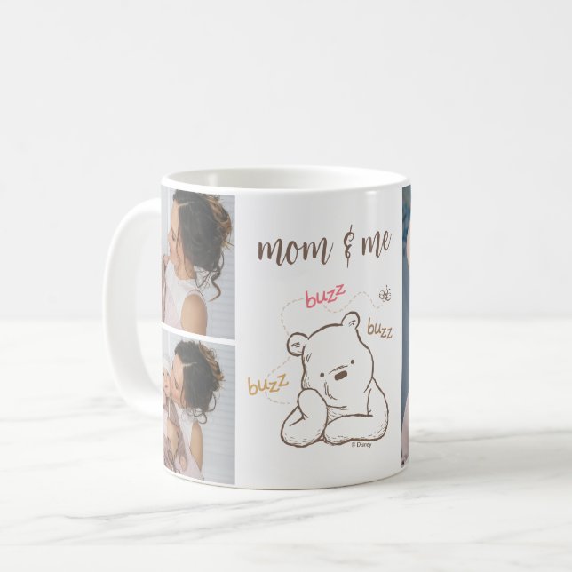 Classic Pooh | Buzz Buzz Buzz Photo Coffee Mug (Front Left)