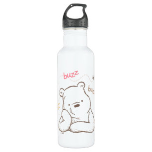 Classic Pooh Buzz Buzz Buzz Stainless Steel Water Bottle