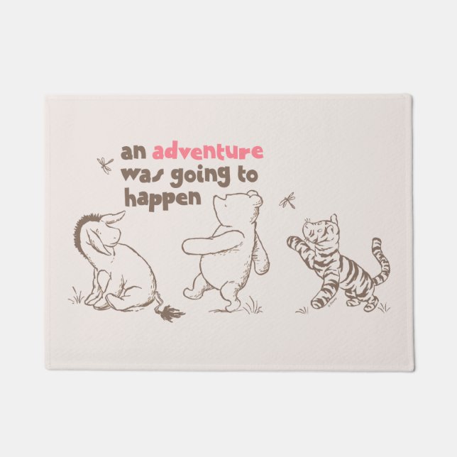 Classic Pooh & Pals | An Adventure was Going to Ha Doormat (Front)