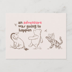 Classic Pooh & Pals An Adventure was Going to Ha Postcard
