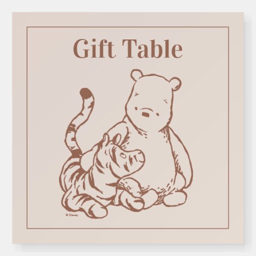 Classic Pooh  Pals Baby Shower Cards  Gifts Foam Board