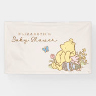 Classic Pooh & Piglet Baby Shower Banner