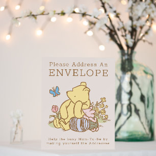 Classic Pooh & Piglet Baby Shower Foam Board