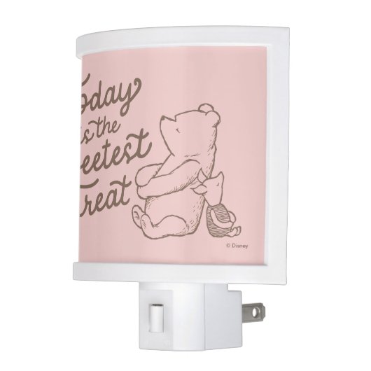 Classic Pooh & Piglet | Today is the Sweetest Trea Night Light (Left)