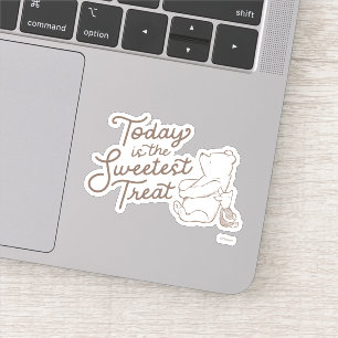 Classic Pooh & Piglet   Today is the Sweetest Trea Sticker