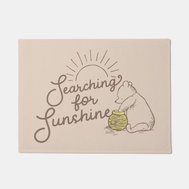 Classic Pooh | Searching for Sunshine Doormat (Front)