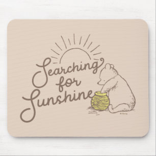 Classic Pooh   Searching for Sunshine Mouse Pad