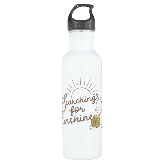 Classic Pooh | Searching for Sunshine Stainless Steel Water Bottle (Front)