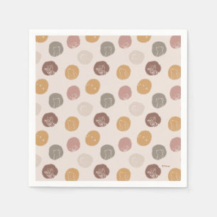 Classic Pooh & Tigger First Birthday Pattern Napkins