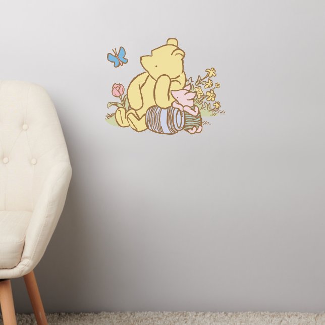 Classic Pooh Wall Decal (Living Room 2)