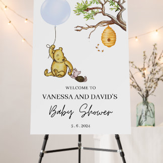 Classic Pooh Welcome Sign