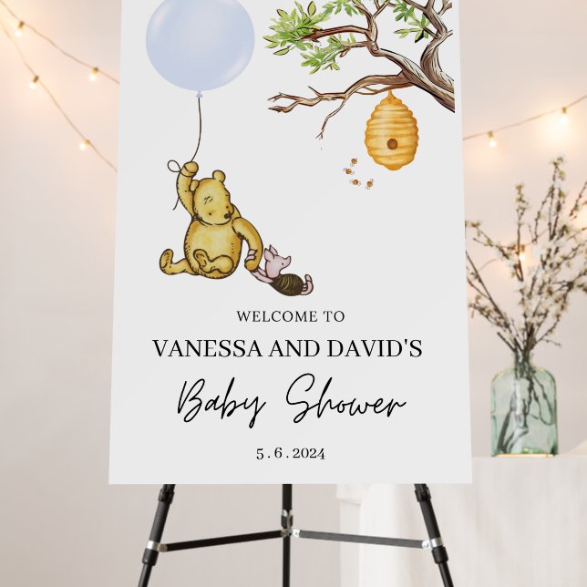 Classic Pooh Welcome Sign (In Situ (Stand))