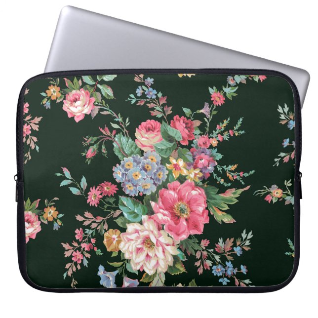 Classic Popular Flower Seamless pattern background Laptop Sleeve (Front)
