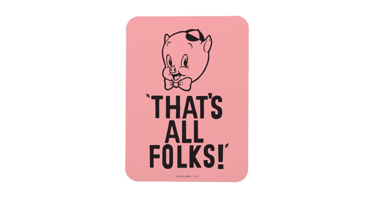 porky pig thats all folks