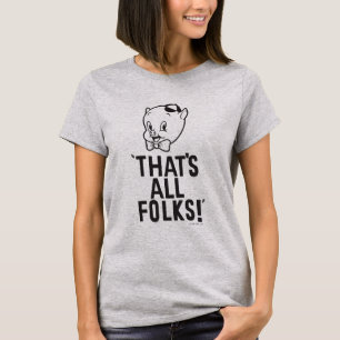 Classic Porky Pig "That's All Folks!" T-Shirt