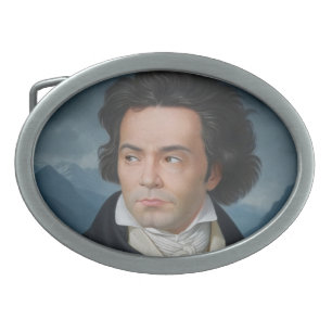 Classic Portrait of Beethoven Belt Buckle