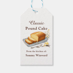 Classic Pound Cake Gift Tags
