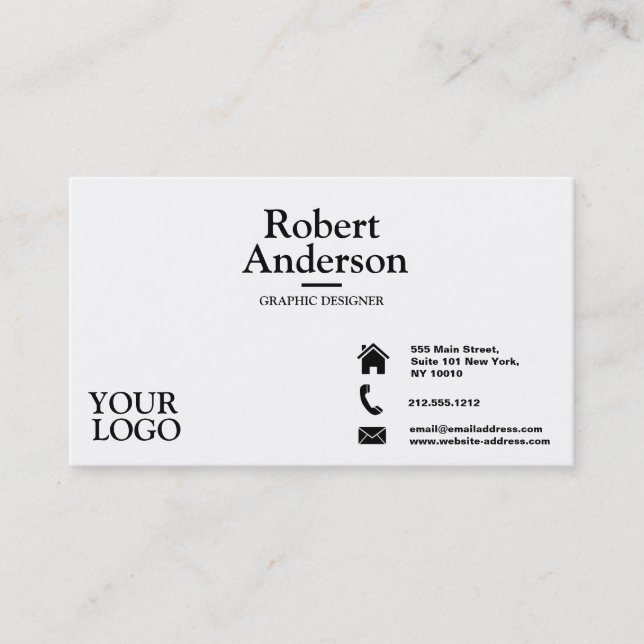 Classic Premium Pearl Standard Business Card (Front)