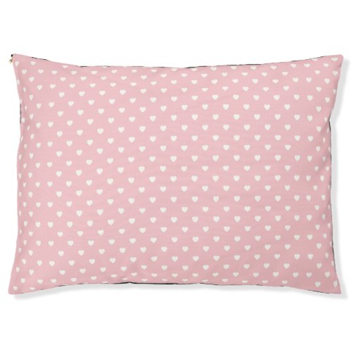 CLASSIC PRETTY PASTEL PINK HEART PET BED