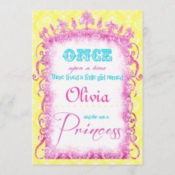 Classic Princess Party Invites by SweetFancyDesigns at Zazzle