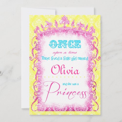 Classic Princess Party Invites