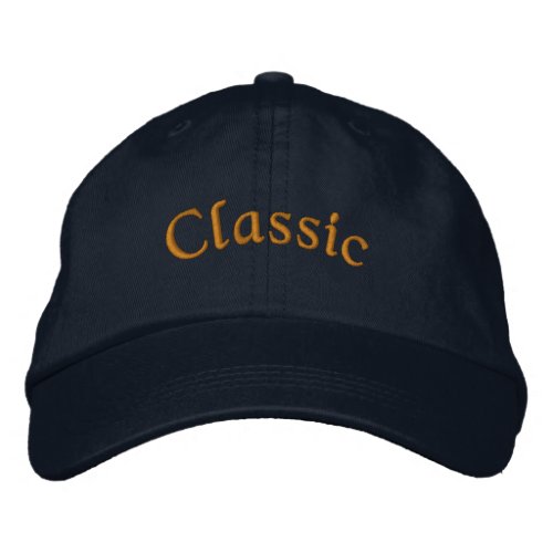 Classic Printed Hat Stylish Embroidered Cotton Cap